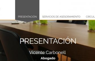 VICENTE CARBONELL ABOGADO presenta su web